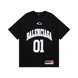 Balenciaga Black and White Logo T-Shirt